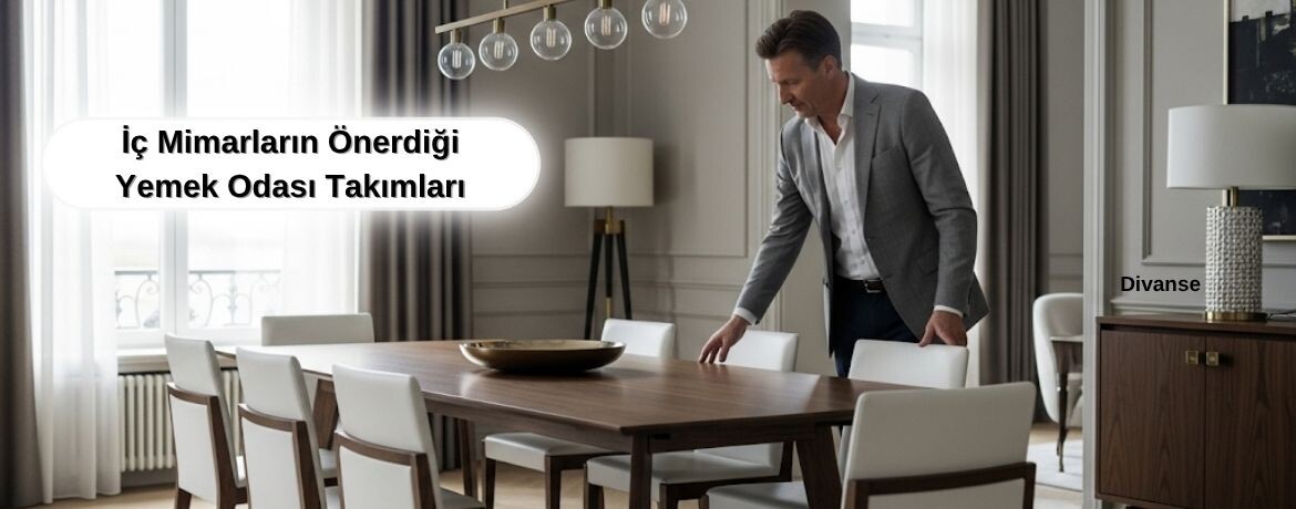 İç Mimarların Önerdiği Yemek Odası Takımları