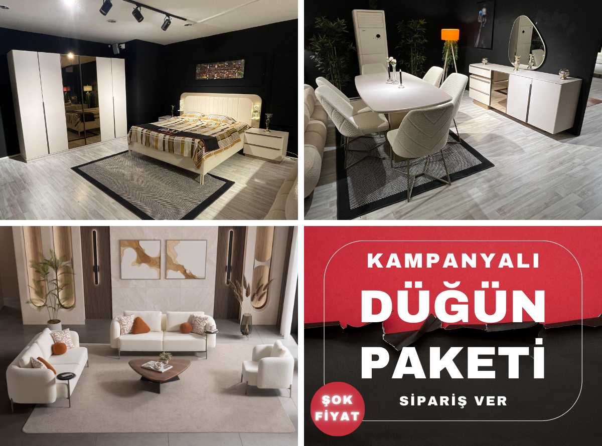 KAMPANYALI Chanel Düğün Paketi %100 MDF - 1