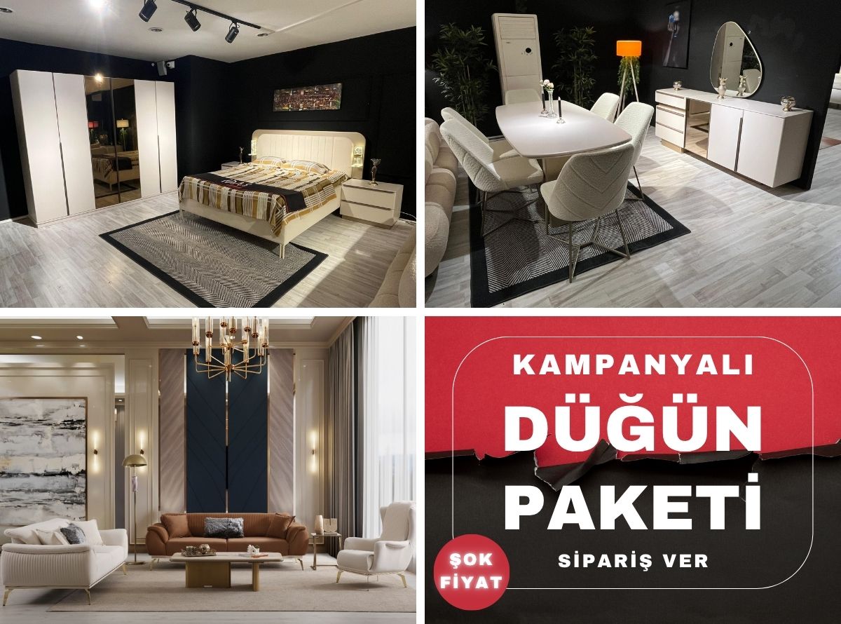 KAMPANYALI Chanel Düğün Paketi %100 MDF - 1